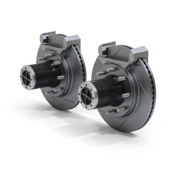 PartzBiz CM 3034410 - JK: Dana 30/44 Front Axle 8-Lug Locking Hub Conversion Kit W/ Slotted Big Rotors PartzBiz CM 3034410 - JK: Dana 30/44 Front Axle 8-Lug Locking Hub Conversion Kit W/ Slotted Big Rotors
