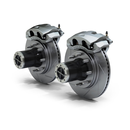 PartzBiz CM: 3034413-JK: Dana 30/44 Front Axle 8-Lug Locking Hub Conversion Kit W/ Slotted Big Brakes PartzBiz CM: 3034413-JK: Dana 30/44 Front Axle 8-Lug Locking Hub Conversion Kit W/ Slotted Big Brakes