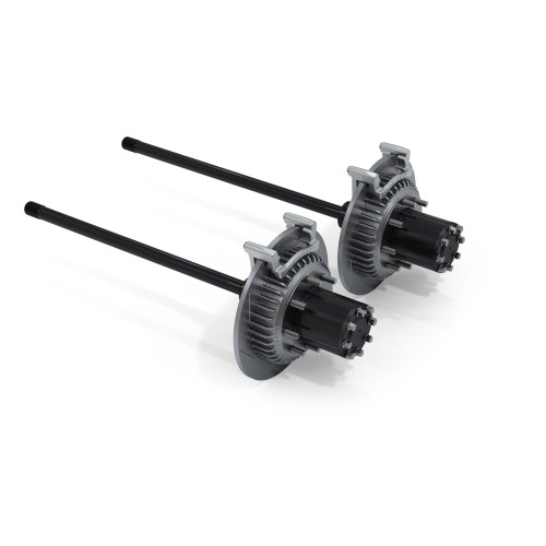 PartzBiz CM: 3043300-JK: Dana 44 Rear Axle 8-Lug Full-Float Conversion & Slotted Big Rotors-32-Spline PartzBiz CM: 3043300-JK: Dana 44 Rear Axle 8-Lug Full-Float Conversion & Slotted Big Rotors-32-Spline