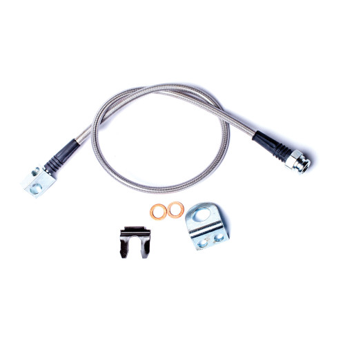 PartzBiz CM: 4354210-TJ: 26'' Stainless Steel Braided Brake Line Kit - Rear PartzBiz CM: 4354210-TJ: 26'' Stainless Steel Braided Brake Line Kit - Rear