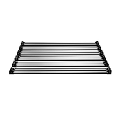 PartzBiz CM: 4722050-JK 4dr: Nebo Roof Rack Cargo Slat Kit - Silver (6-Piece)