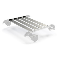 PartzBiz CM 4722052 - JK: ชุดแผ่นรองรับสัมภาระ Nebo Roof Rack - สีเงิน (4 ชิ้น)