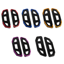 PartzBiz HD 190225854 - Panda Rider Stretched Floorboards For Harley Softail 2018+ Fat Boy/Heritage Classic/Deluxe/Slim - Black & Blue PartzBiz HD 190225854 - Panda Rider Stretched Floorboards For Harley Softail 2018+ Fat Boy/Heritage Classic/Deluxe/Slim - Black & Blue