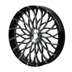 PartzBiz HD 19031478 - 3D Forged Wave Wheels For Harley Davidson 2018+ Softail Models - 18x4.25 Front For 2018+ Fat Boy PartzBiz HD 19031478 - 3D Forged Wave Wheels For Harley Davidson 2018+ Softail Models - 18x4.25 Front For 2018+ Fat Boy