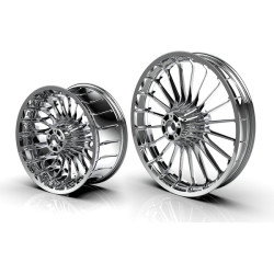 PartzBiz HD 190321236 - Chrome Tubeless Wheels for Harley Softail Breakout 2013-2025 - 18x8.5” chrome Rear wheel for 2018+ M8 Breakout PartzBiz HD 190321236 - Chrome Tubeless Wheels for Harley Softail Breakout 2013-2025 - 18x8.5” chrome Rear wheel for 2018+ M8 Breakout