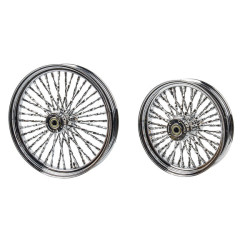 PartzBiz HD 19034564 - Fat Twisted Chrome Spoke Tubeless Wheel For Harley Sofail 2018+ Heritage classic/Slim/Deluxe - 21x3.25 PartzBiz HD 19034564 - Fat Twisted Chrome Spoke Tubeless Wheel For Harley Sofail 2018+ Heritage classic/Slim/Deluxe - 21x3.25