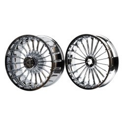 PartzBiz HD 190347124 - Chrome Tubeless Wheels For Harley Softail Fat Boy 2018-2025 - 21x3.5 PartzBiz HD 190347124 - Chrome Tubeless Wheels For Harley Softail Fat Boy 2018-2025 - 21x3.5