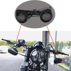 PartzBiz HD 190378922 - Hoprousa Motorcycle Mini Front LED Turn Flowing Amber Signal Lights Blinkers Indicators 12V for Harley Davidson Sportster Softail(Pack of 2) - For 2018+ Softail PartzBiz HD 190378922 - Hoprousa Motorcycle Mini Front LED Turn Flowing Amber Signal Lights Blinkers Indicators 12V for Harley Davidson Sportster Softail(Pack of 2) - For 2018+ Softail