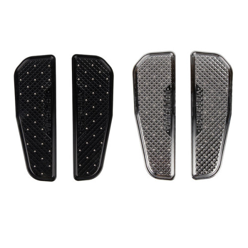 PartzBiz HD: 19051476-Waffle Rider Stretched Floorboards For Harley 1986+ Touring All models - Chrome PartzBiz HD: 19051476-Waffle Rider Stretched Floorboards For Harley 1986+ Touring All models - Chrome