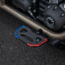 PartzBiz HD: 19054126-Panda Rider Footboard For Harley 2018-2025 Softail Standard Street Bob Low Rider S/ST Breakout - Black+Black