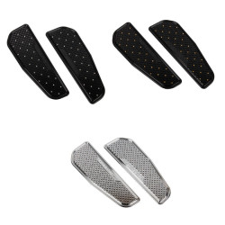 PartzBiz HD 19054758 - Waffle Rider Stretched Floorboards For Harley 2018+ Fat Boy/Heritage Classic/Deluxe/Slim - Black with bronze rivet PartzBiz HD 19054758 - Waffle Rider Stretched Floorboards For Harley 2018+ Fat Boy/Heritage Classic/Deluxe/Slim - Black with bronze rivet
