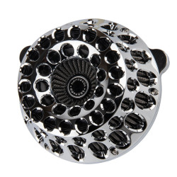 PartzBiz HD 19063124 - Fat Hole Air Cleaner For Harley Davidson 2018-2024 Softail 107/114/117 All Models & 2017-2023 Touring 107/114/117 All Models - Chrome PartzBiz HD 19063124 - Fat Hole Air Cleaner For Harley Davidson 2018-2024 Softail 107/114/117 All Models & 2017-2023 Touring 107/114/117 All Models - Chrome