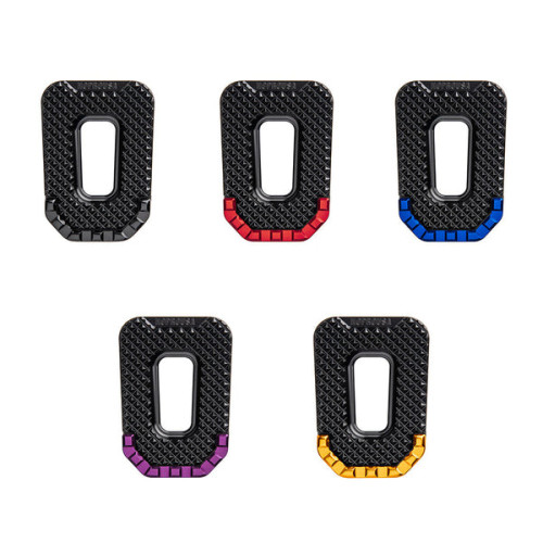 PartzBiz HD: 6-Panda Passenger Floorboards For Harley 2018+ Fat Boy - Black & Orange PartzBiz HD: 6-Panda Passenger Floorboards For Harley 2018+ Fat Boy - Black & Orange