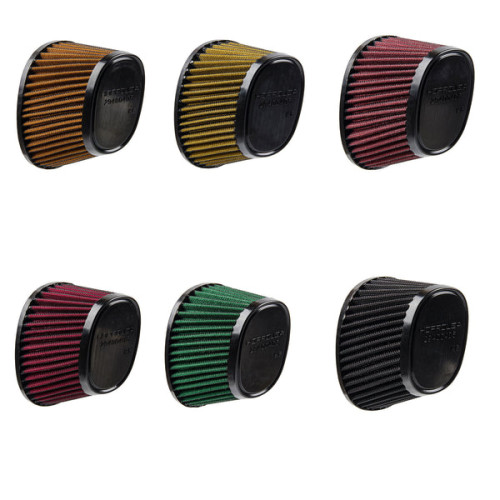 PartzBiz HD: AIR-117-YEL-Hoprousa High-Flow Washable Motorcycle Air Filter For Replacement(OEM# 29400405) Fit For Harley 18-later Softail Fatboy Streetbob and 17-later Touring Road King and 2023+ Breakout - Yellow