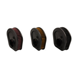 PartzBiz HD AIR-K4-ORG - Hoprousa High-Flow Washable Motorcycle Air Filter For Replacement(OEM# 29400248) Fit For Harley Softail 18-later with 107 Engine BREAKOUT HERITAGE CLASSIC DELUXE FAT BOY - Orange