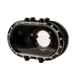 PartzBiz HD AIR-M8-RBKW - Hoprousa Motorcycle Air Intake System CNC Black Transparent Air Cleaner High Performance For Harley Davidson 2018+ Softail All Model Fatboy Breakout 2017+ Touring All Model Road King Street Electra Glide Trike - with Red Filter PartzBiz HD AIR-M8-RBKW - Hoprousa Motorcycle Air Intake System CNC Black Transparent Air Cleaner High Performance For Harley Davidson 2018+ Softail All Model Fatboy Breakout 2017+ Touring All Model Road King Street Electra Glide Trike - with Red Filter
