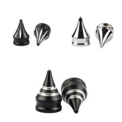 PartzBiz HD CVR-A2TRF-CHR - Front Axle Nut Covers for Harley 08-23 Touring and Trike all Models - Chrome PartzBiz HD CVR-A2TRF-CHR - Front Axle Nut Covers for Harley 08-23 Touring and Trike all Models - Chrome
