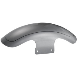 PartzBiz HD FDR-FL160-BAS - Hoprousa Motorcycle Fenders Custom Short Front Fender Barracuda Silver With Pinstripe Fits for 2018-2022 Harley Softail Fat Boy - Default Title PartzBiz HD FDR-FL160-BAS - Hoprousa Motorcycle Fenders Custom Short Front Fender Barracuda Silver With Pinstripe Fits for 2018-2022 Harley Softail Fat Boy - Default Title