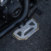 PartzBiz HD: FT-F1BB-GLD-Hoprousa Brass Gold Red Blue Driver Footboard Floorboards Footrests Chopper Bobber Hollow-out Diamond For Harley Davidson 2018-2023 Softail Standard Street Bob Low Rider S/ST Breakout - Gold