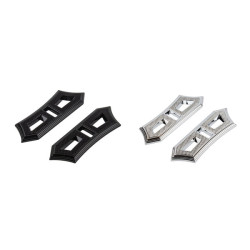 PartzBiz HD FT-F1FB-BLK - Diamond Rider Stretched Floorboards For Harley Softail 2018+ Fat Boy/Heritage Classic/Deluxe/Slim - Black PartzBiz HD FT-F1FB-BLK - Diamond Rider Stretched Floorboards For Harley Softail 2018+ Fat Boy/Heritage Classic/Deluxe/Slim - Black