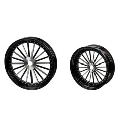 PartzBiz HD WHL-16RF-BB - 3D Forged Spoke Rivet Wheel For Harley Davidson 2018+ Softail Models - 16x5.5 PartzBiz HD WHL-16RF-BB - 3D Forged Spoke Rivet Wheel For Harley Davidson 2018+ Softail Models - 16x5.5