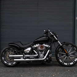PartzBiz HD WHL-18R-BKW - 3D Forged Ape Wheels For Harley Sotail Softail Models - 18x8.5 PartzBiz HD WHL-18R-BKW - 3D Forged Ape Wheels For Harley Sotail Softail Models - 18x8.5