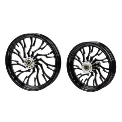 PartzBiz HD WHL-FB21-BLK - 3D Forged Hollow-out Bole Wheels for Harley Softail 2018+ Models - 21x3.5inch Front Wheel For 2018+ Fatboy PartzBiz HD WHL-FB21-BLK - 3D Forged Hollow-out Bole Wheels for Harley Softail 2018+ Models - 21x3.5inch Front Wheel For 2018+ Fatboy