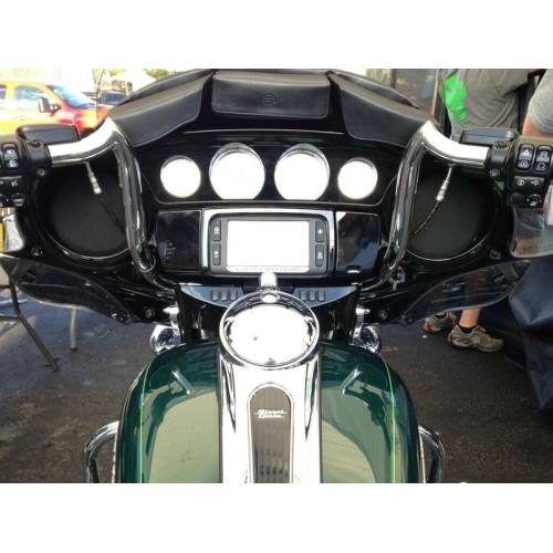 PartzBiz HD: 3469962-KST Kustoms Polished 12” Mayhem Bagger Handlebars Bars Harley Touring Batwing PartzBiz HD: 3469962-KST Kustoms Polished 12” Mayhem Bagger Handlebars Bars Harley Touring Batwing