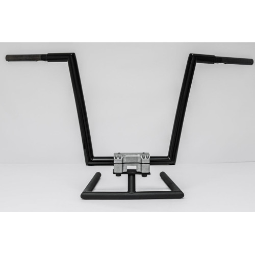 PartzBiz HD: 3470566-KST Kustoms Gloss Black 10” Outlaw Handlebars Bars Harley FLTR Softail Dyna 1.25