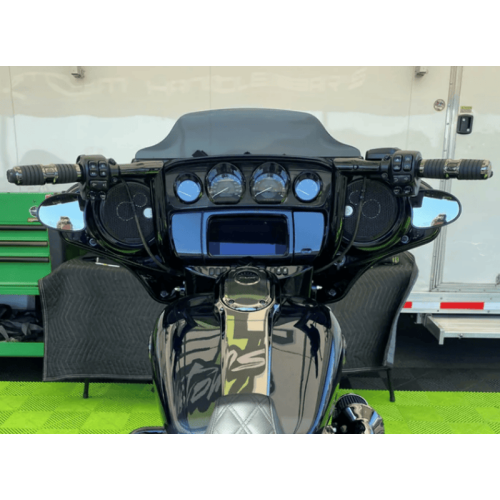 PartzBiz HD: 3470884-KST Kustoms Gloss Black 14” Punisher Handlebars Bars Harley Touring Batwing FLH PartzBiz HD: 3470884-KST Kustoms Gloss Black 14” Punisher Handlebars Bars Harley Touring Batwing FLH