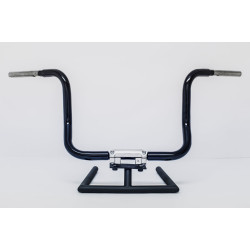 PartzBiz HD SIXBENDKICKER12GB - KST Kustoms Gloss Black 12” Six Bend Kicker Handlebars Bars Harley Touring FLH PartzBiz HD SIXBENDKICKER12GB - KST Kustoms Gloss Black 12” Six Bend Kicker Handlebars Bars Harley Touring FLH
