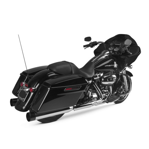 PartzBiz HD: 3459296-Two Brothers Racing Chrome Harley 17-20 Touring Slip-On Mufflers Exhaust Pipes