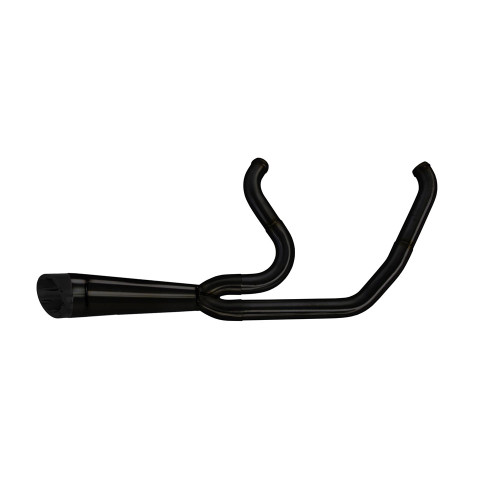 PartzBiz HD: 3456860-Two Brothers Black Shorty 2 Into 1 2-1 Exhaust Header Pipes Harley Touring 17-20 PartzBiz HD: 3456860-Two Brothers Black Shorty 2 Into 1 2-1 Exhaust Header Pipes Harley Touring 17-20