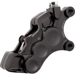 PartzBiz HD 02-217 - Arlen Ness 6 Piston Bore Caliper Black Front Right 11.8 Harley Big Twin XL 06-21 PartzBiz HD 02-217 - Arlen Ness 6 Piston Bore Caliper Black Front Right 11.8 Harley Big Twin XL 06-21