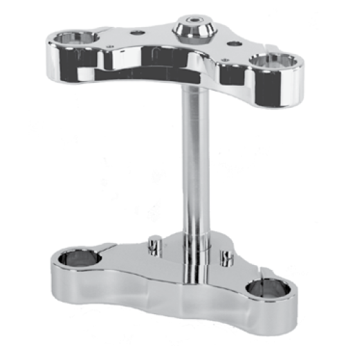 PartzBiz HD: 3462647-Chrome Paughco 5 องศา Raked Triple Tree Harley Narrow Glide Sportster Dyna FXR PartzBiz HD: 3462647-Chrome Paughco 5 องศา Raked Triple Tree Harley Narrow Glide Sportster Dyna FXR