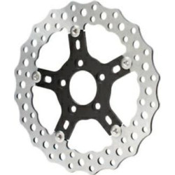 PartzBiz HD 02-787 - Arlen Ness Black Jagged Floating Front Brake Rotor 11.8” Harley Softail Touring PartzBiz HD 02-787 - Arlen Ness Black Jagged Floating Front Brake Rotor 11.8” Harley Softail Touring