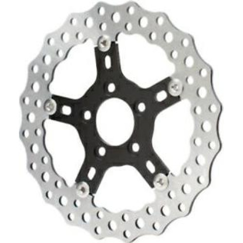 PartzBiz HD: 3442626-Arlen Ness Black Jagged Floating Front Brake Rotor 11.8” Harley Softail Touring PartzBiz HD: 3442626-Arlen Ness Black Jagged Floating Front Brake Rotor 11.8” Harley Softail Touring