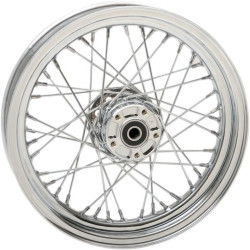 PartzBiz HD 0203-0529 - Chrome Front 16 x 3 40 Spoke Wheel Rim Harley Softail Heritage FLSTN FLSTF 00-06 PartzBiz HD 0203-0529 - Chrome Front 16 x 3 40 Spoke Wheel Rim Harley Softail Heritage FLSTN FLSTF 00-06