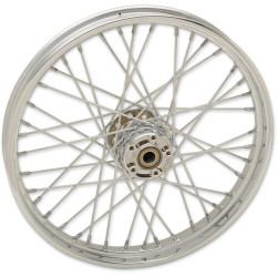 PartzBiz HD 0203-0621 - 40 Spoke Chrome 21 2.15” Laced Front Wheel 2008-17 Harley Softail SD ABS PartzBiz HD 0203-0621 - 40 Spoke Chrome 21 2.15” Laced Front Wheel 2008-17 Harley Softail SD ABS