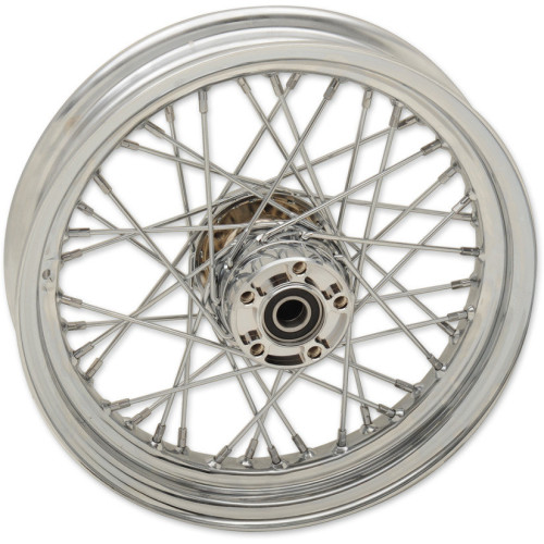 PartzBiz HD: 3444806-Chrome 16” x 3” Rear 40 Spoke Wheel Rim Harley Sportster XL 2008-2019 W/ ABS PartzBiz HD: 3444806-Chrome 16” x 3” Rear 40 Spoke Wheel Rim Harley Sportster XL 2008-2019 W/ ABS