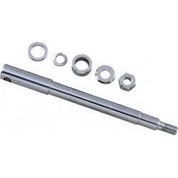 PartzBiz HD 0214-1877 - Drag Specialtie Chrome Steel Axle Kit Package Front Harley Dyna XL FXR 87-99 Evo PartzBiz HD 0214-1877 - Drag Specialtie Chrome Steel Axle Kit Package Front Harley Dyna XL FXR 87-99 Evo