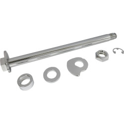 PartzBiz HD 0214-1968 - Drag Specialties Chrome Steel Rear Axle Spacer Kit Package 2014+ Harley Touring PartzBiz HD 0214-1968 - Drag Specialties Chrome Steel Rear Axle Spacer Kit Package 2014+ Harley Touring