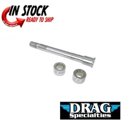 PartzBiz HD 0214-1980 - Drag Specialties Chrome Front Axle Kit Package 2018+ Harley Softail FXBB FXLR PartzBiz HD 0214-1980 - Drag Specialties Chrome Front Axle Kit Package 2018+ Harley Softail FXBB FXLR