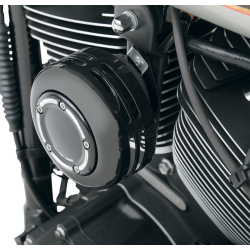PartzBiz HD 03-591 - Alren Ness Black Round Horn Cover 1991+ Harley Touring Softail Touring Dyna PartzBiz HD 03-591 - Alren Ness Black Round Horn Cover 1991+ Harley Touring Softail Touring Dyna
