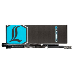 PartzBiz HD 0414-0496 - Legend AXEO High-Performance Front Suspension Fork Tube Leg Kit Harley 97-13 FLH