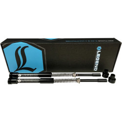 PartzBiz HD 0414-0531 - Legend AXEO23 Front Suspension 23” Wheel Fork Leg Tube Kit Harley Touring 14-16