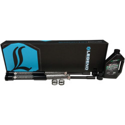 PartzBiz HD 0414-0532 - Legend AXEO23 FLH Front Suspension 23 Wheel Fork Leg Tube Kit Harley Touring 17+
