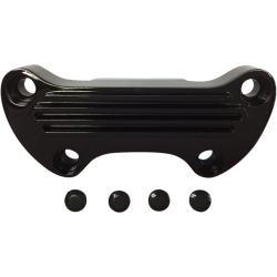 PartzBiz HD 0603-0810 - Drag Specialties Black Finned 1” Handlebar Riser Top Clamps Harley Softail Dyna PartzBiz HD 0603-0810 - Drag Specialties Black Finned 1” Handlebar Riser Top Clamps Harley Softail Dyna