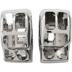 PartzBiz HD 0616-0231 - Chrome Switch Housing Kit Left Right Housings 2014-2020 Harley Touring Bagger PartzBiz HD 0616-0231 - Chrome Switch Housing Kit Left Right Housings 2014-2020 Harley Touring Bagger