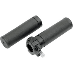 PartzBiz HD 0632-0545 - Drag Specialties Throttle Grip Assembly Black Dual Cable Thread In OEM 56395-81 PartzBiz HD 0632-0545 - Drag Specialties Throttle Grip Assembly Black Dual Cable Thread In OEM 56395-81
